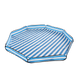 Striped blue/white
